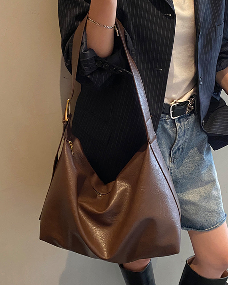 Malia Shoulder Bag - Chocolate Brown