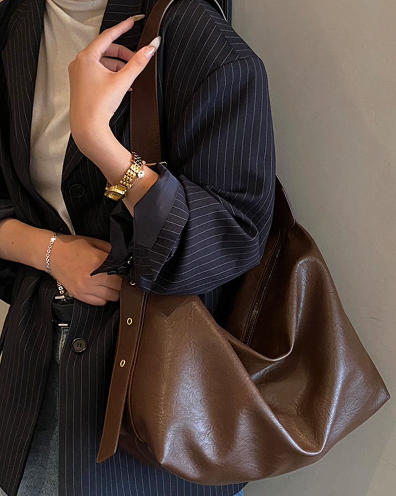 Malia Shoulder Bag - Chocolate Brown