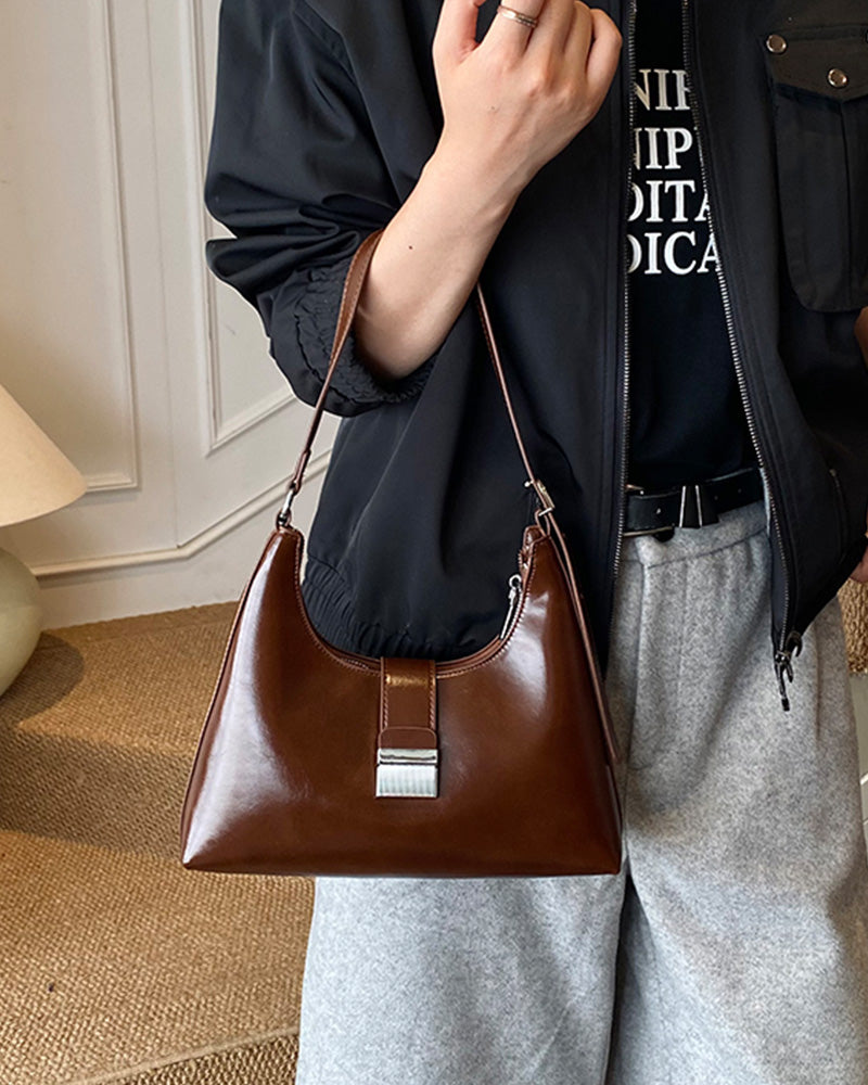 Lorelai Shoulder Bag - Chocolate Brown