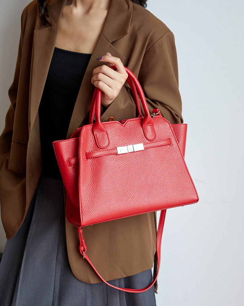 Eloise Top Handle Bag - Red