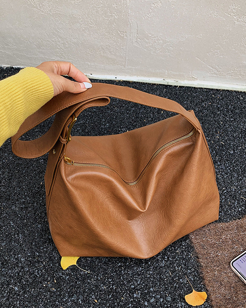 Malia Shoulder Bag - Brown