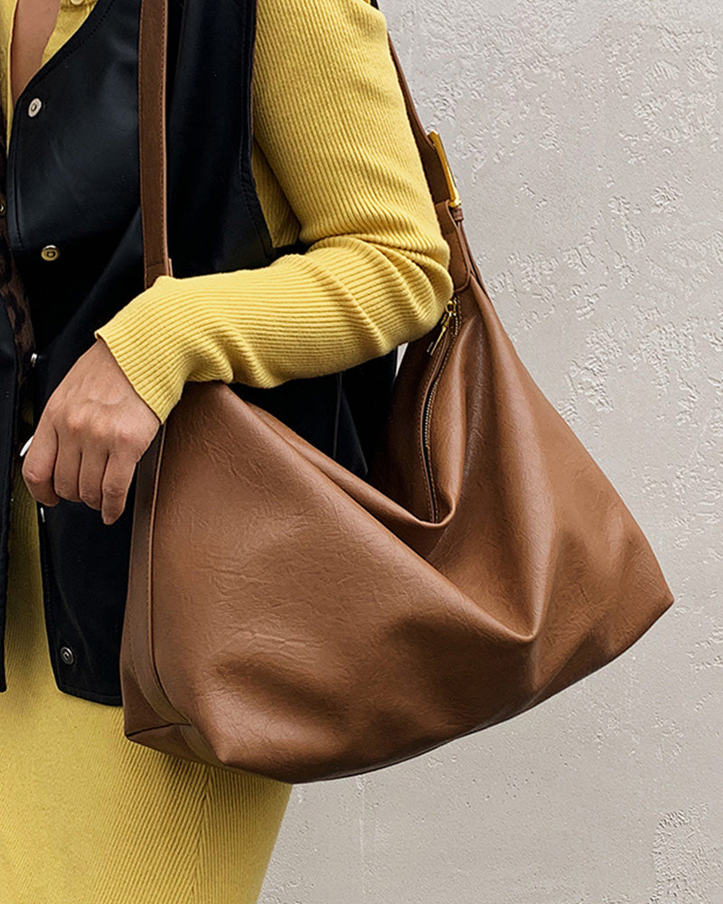 Malia Shoulder Bag - Brown