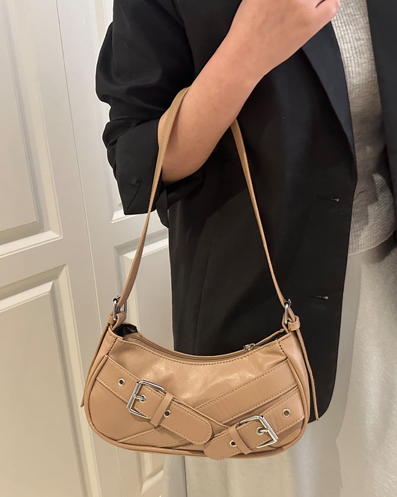 Kassia Shoulder Bag - Tan Brown