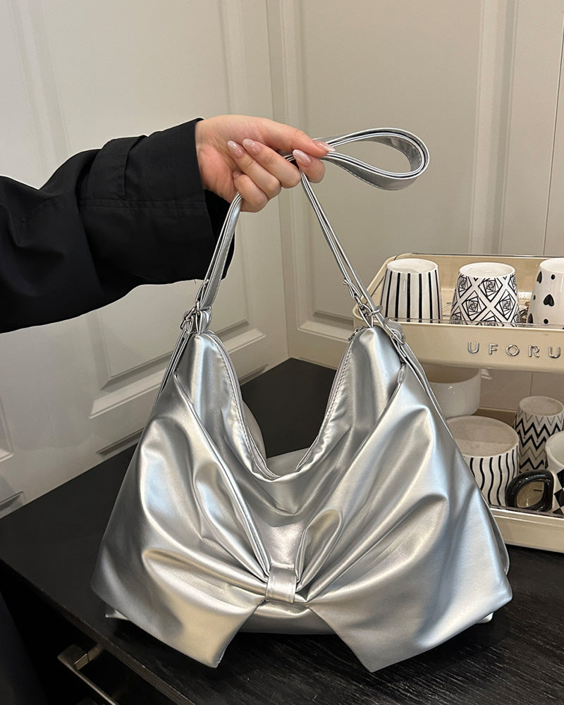 Olive Shoulder Bag - Silver