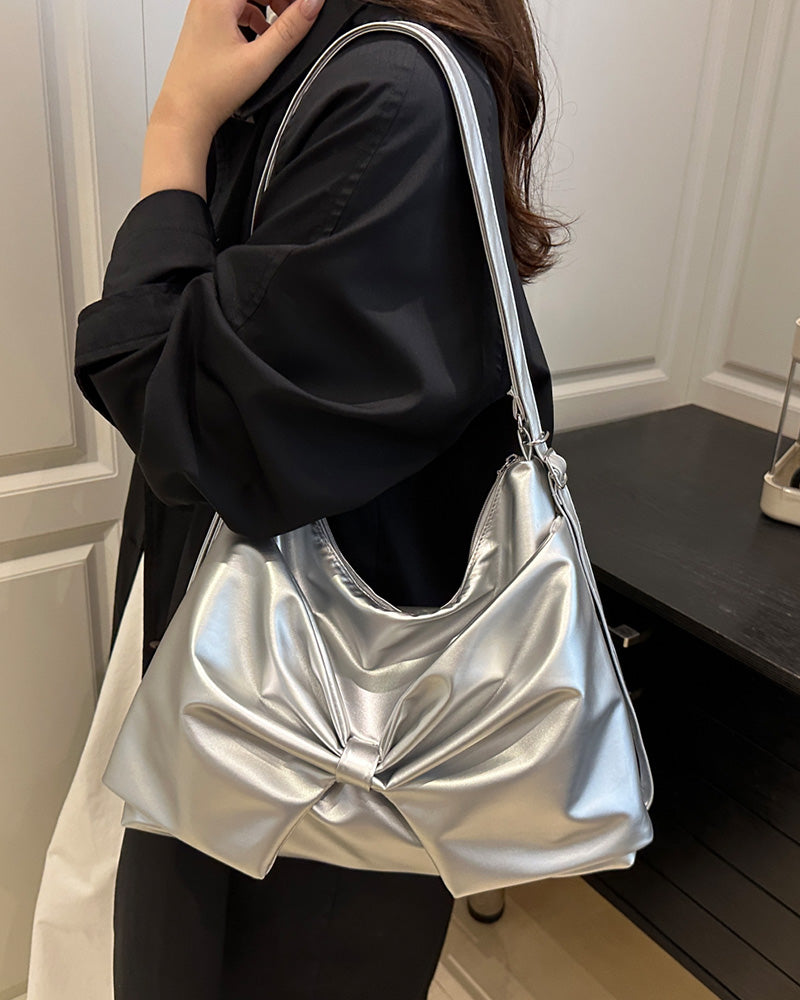Olive Shoulder Bag - Silver
