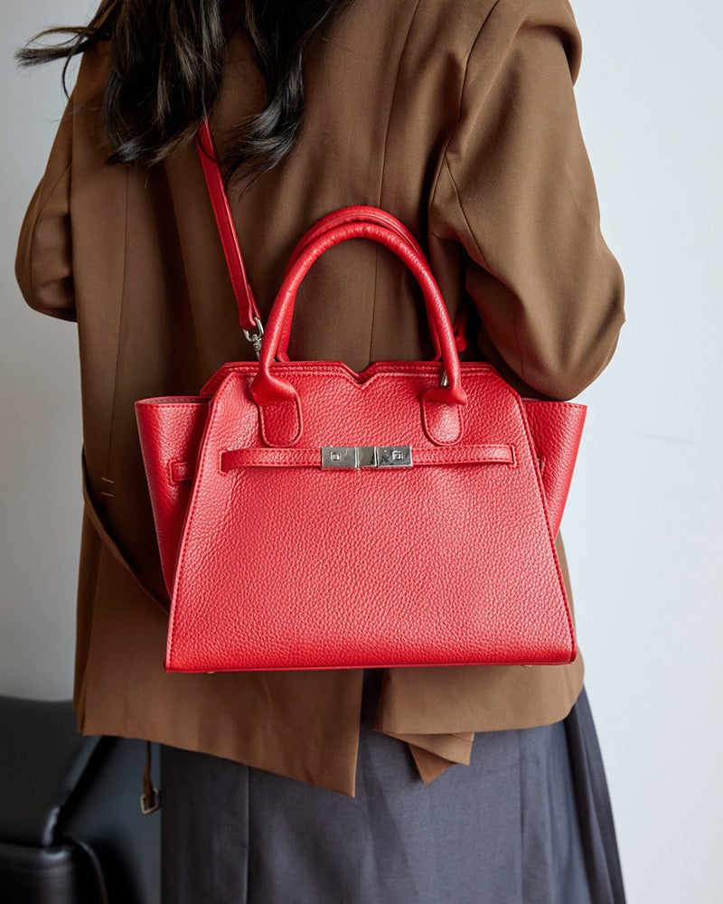 Eloise Top Handle Bag - Red