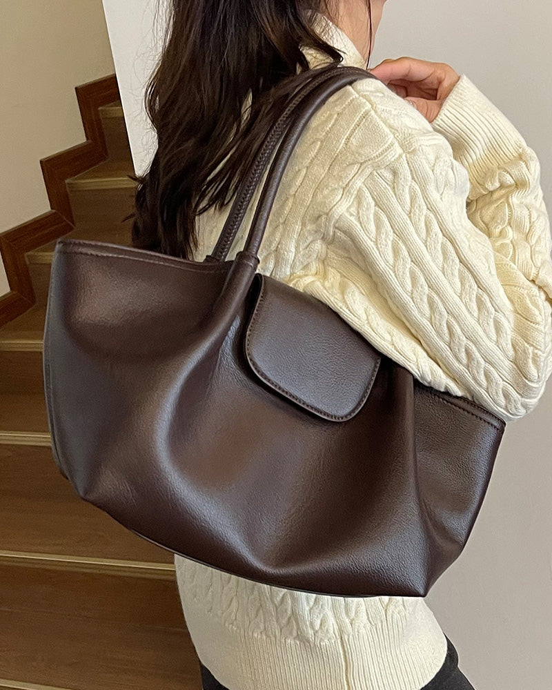 Celeste Tote Bag - Dark Brown