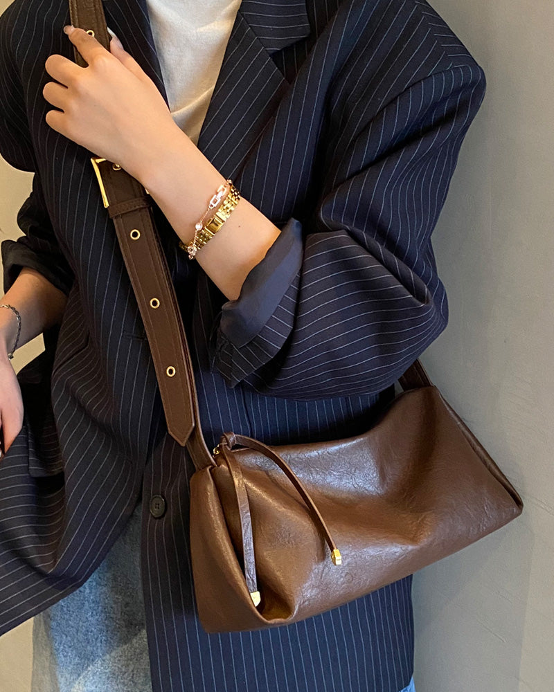 Zora Shoulder Bag - Chocolate Brown