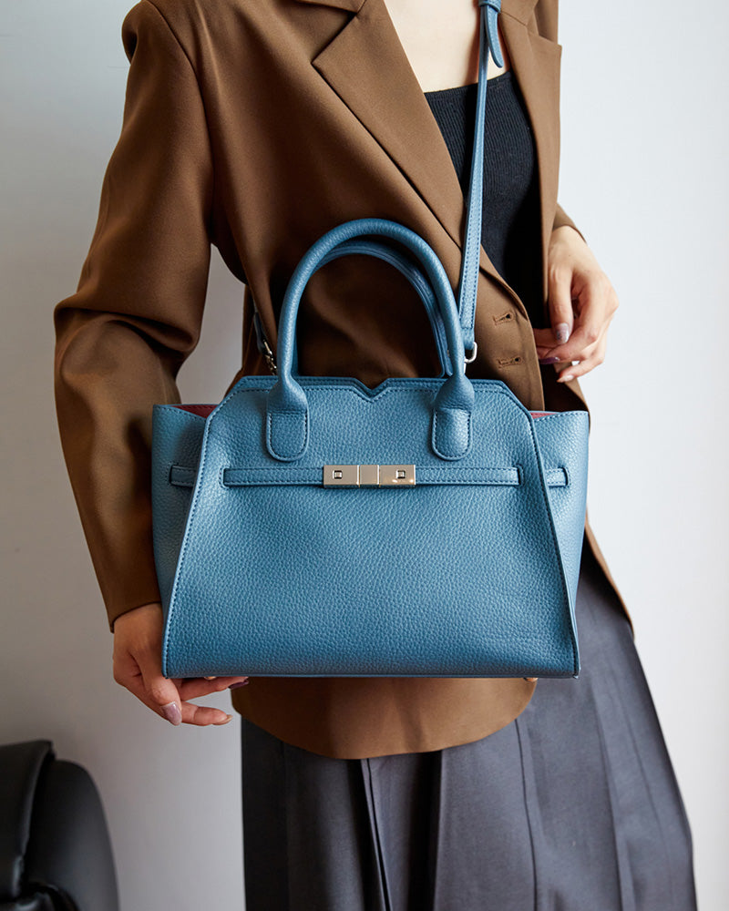 Eloise Top Handle Bag - Blue