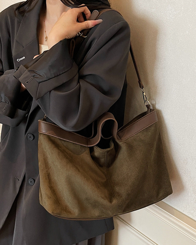 Yusra Tote Bag - Dark Olive