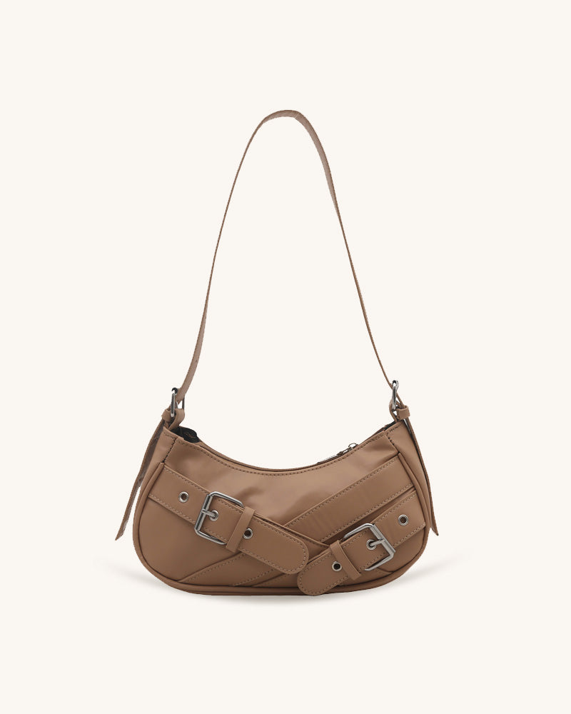 Kassia Shoulder Bag - Tan Brown