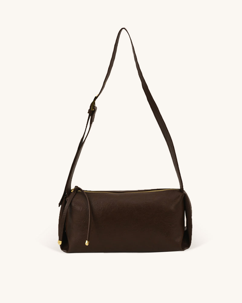 Zora Shoulder Bag - Chocolate Brown