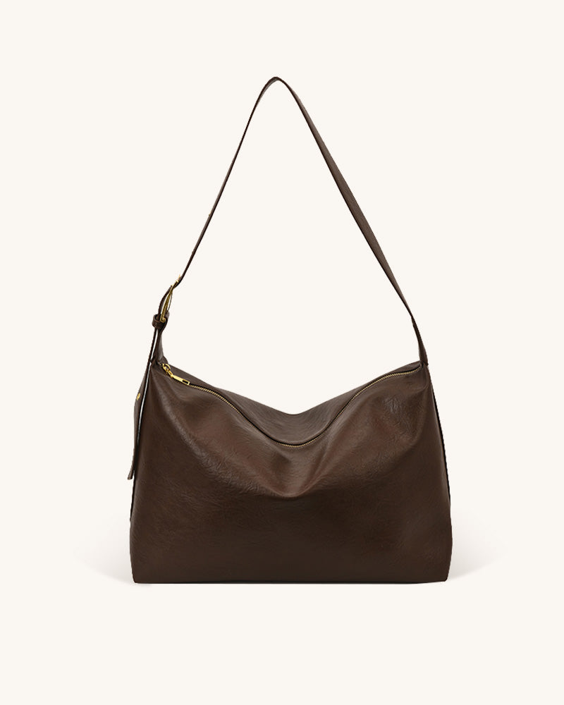 Malia Shoulder Bag - Chocolate Brown