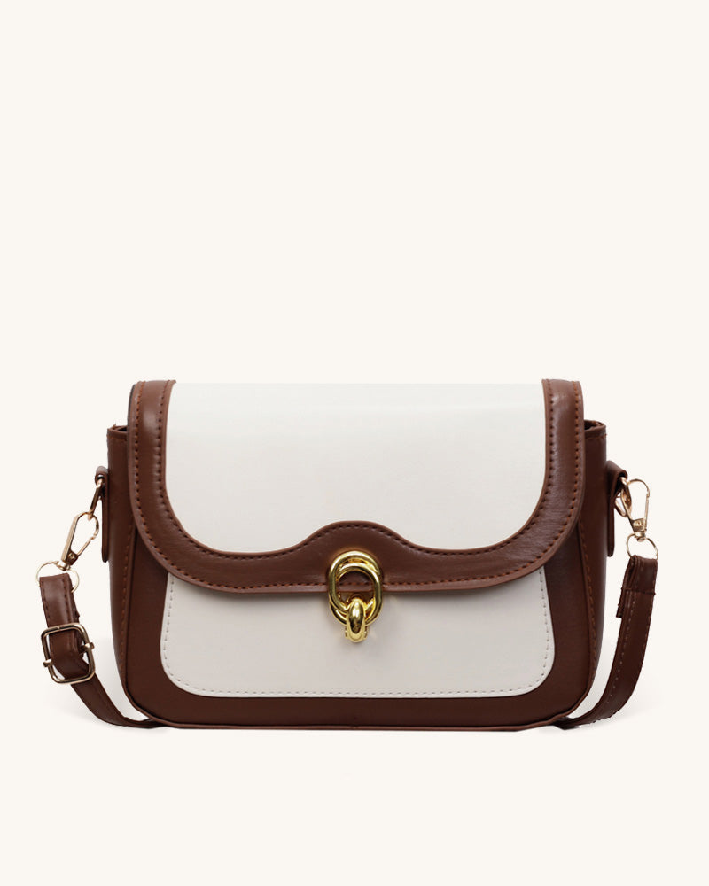 Daphne Crossbody Bag - Beige Canvas