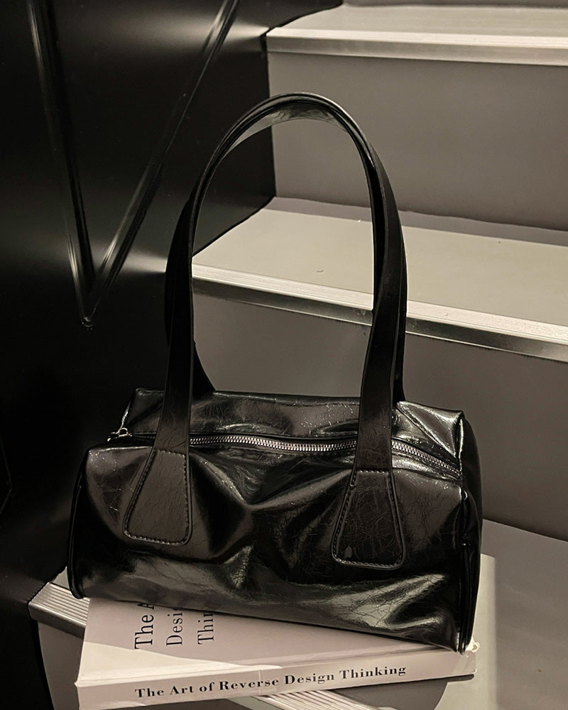 Flora Top Handle Bag - Black