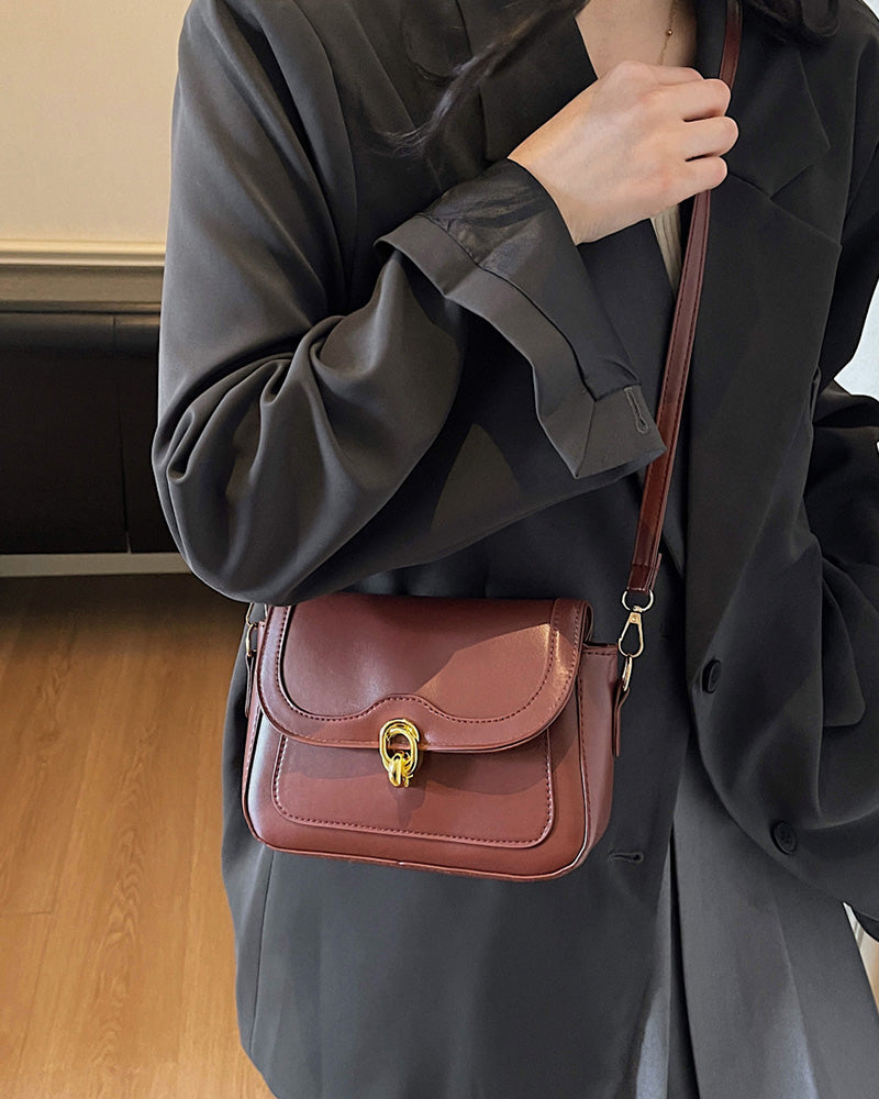 Daphne Crossbody Bag - Wine Red