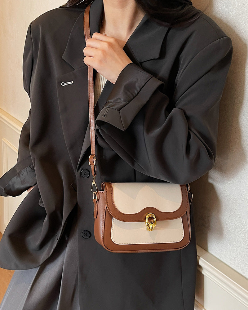 Daphne Crossbody Bag - Beige Canvas